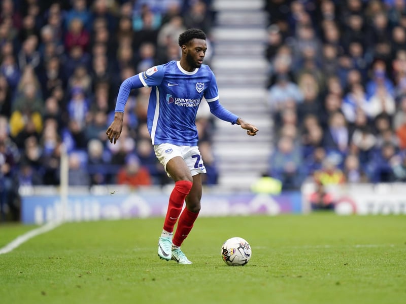 Abu Kamara looks to initiate a Pompey attack against Reading. Picture: Jason Brown/ProSportsImages