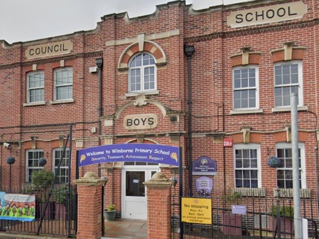 Wimborne Primary School has 42 per cent of students meeting the expected standards in reading, writing and maths. The average score for maths is 103 and the average score for reading is 104.