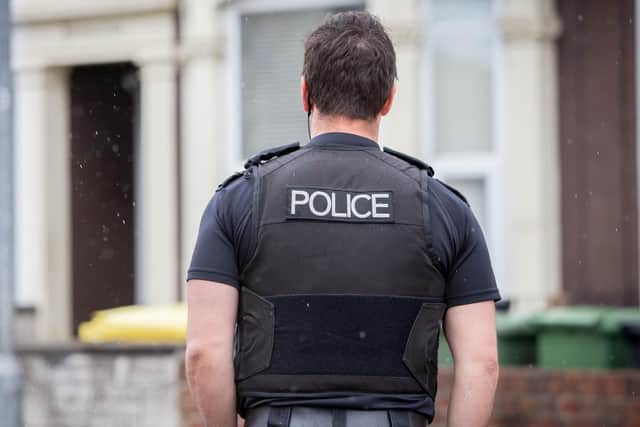 A police officer pictured at an incident

Picture: Habibur Rahman