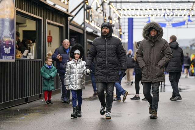 Wrapped up warm ahead of the game.