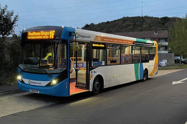 Stagecoach South, Service 18 bus in Portsmouth