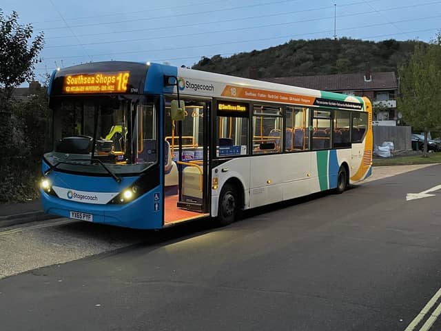 Stagecoach South, Service 18 bus in Portsmouth