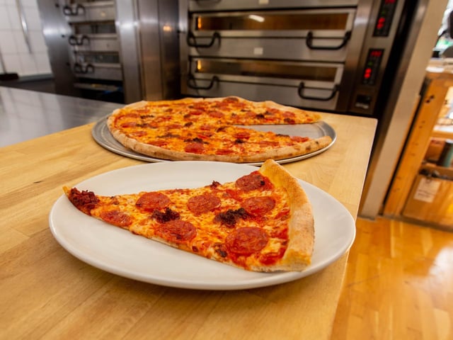 Some of the pizzas at Giorgio's Pizza, Waterlooville. Picture: Habibur Rahman
