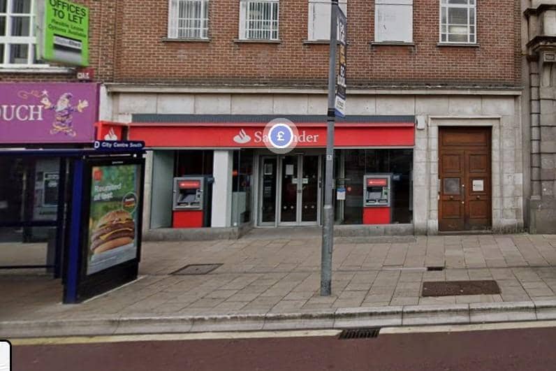 Santander in Commercial Road, Portsmouth. Pic Google
