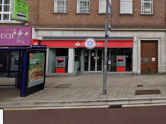 Santander in Commercial Road, Portsmouth. Pic Google