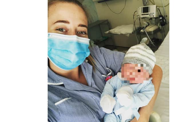 Student midwife Nicole Weller. Picture: Supplied