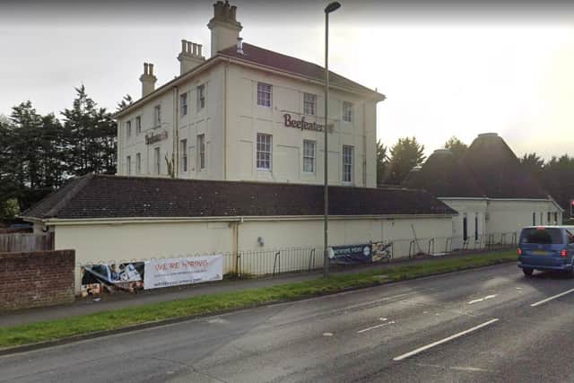 The fight happened outside the Oast & Squire pub in Peak Lane, The Avenue, Fareham. Picture: Google Street View.