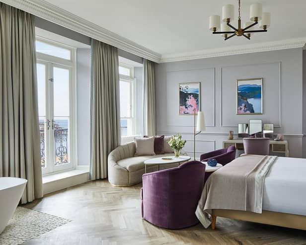 The bedrooms embrace modern indulgences whilst subtly honouring the hotel’s past.