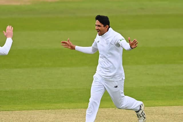 Mohammad Abbas pick up six wickets for Hampshire in Gloucestershire's first-innings struggles Picture: Dan Mullan/Getty Images