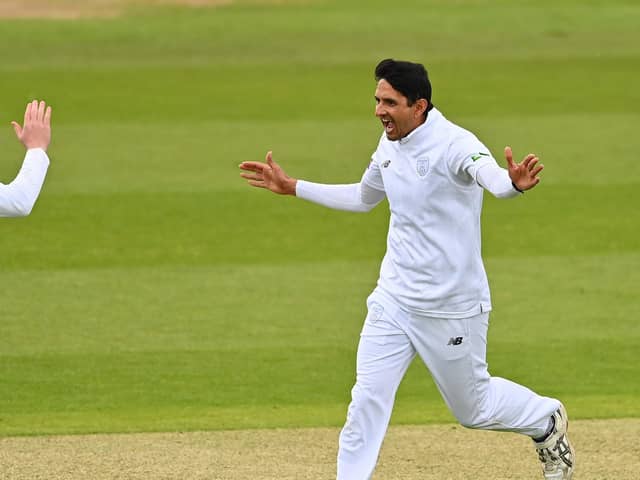 Mohammad Abbas pick up six wickets for Hampshire in Gloucestershire's first-innings struggles Picture: Dan Mullan/Getty Images