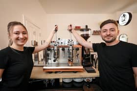 Il Foxo is a new Greek cafe in North Street arcade, Havant, run by business partners Berenice Marie and Loizo Kola. Picture: Chris  Moorhouse (150624-05)