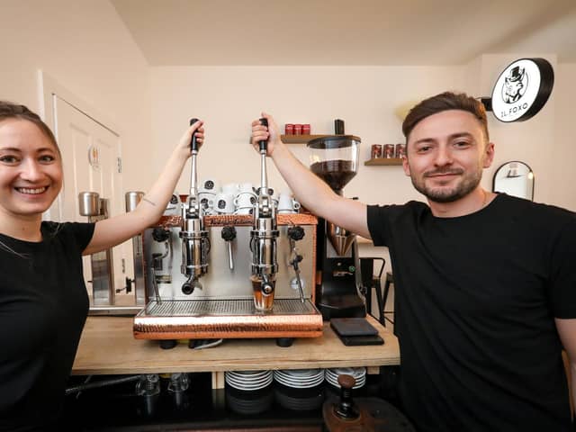 Il Foxo is a new Greek cafe in North Street arcade, Havant, run by business partners Berenice Marie and Loizo Kola. Picture: Chris  Moorhouse (150624-05)