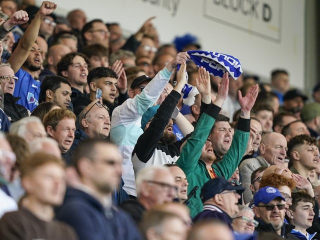 Pompey fans played a big role in carrying their team to a massive three points in their Championship survival battle against Blackburn Rovers.