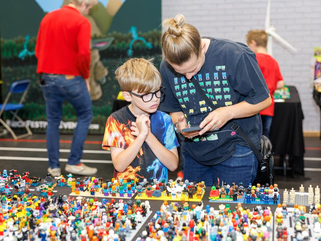 There were lots of Lego characters on display. Picture:Marcin Jedrysiak