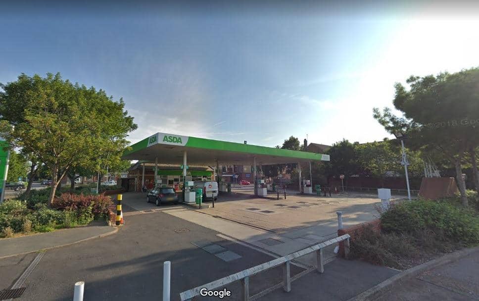 Asda petrol station in Fratton.