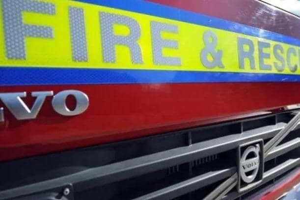 Fire crews helped rescued a 5-year-old girl from the windowsill of a home in Lee-on-the-Solent.