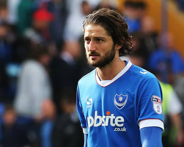 Adam Barton made 26 appearances during a 15-month stay at Fratton Park. Picture: Joe Pepler