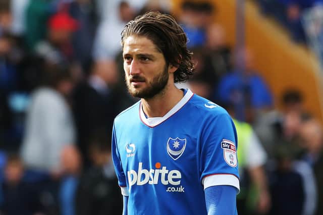 Adam Barton made 26 appearances during a 15-month stay at Fratton Park. Picture: Joe Pepler