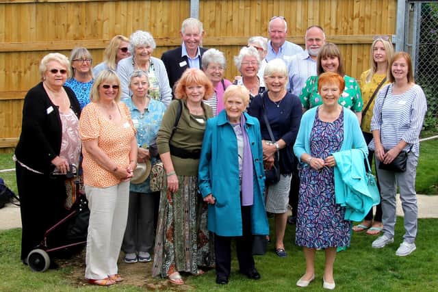 Bill Tremlett with some of his former staff. Picture: Bob Hind.