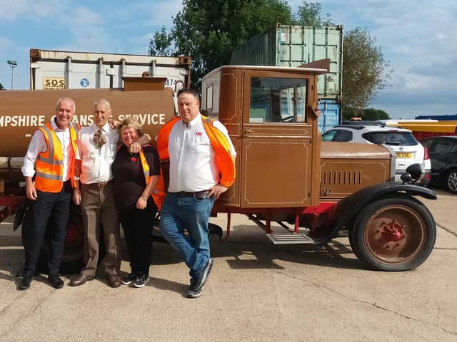 Vic Clements with the Botley team