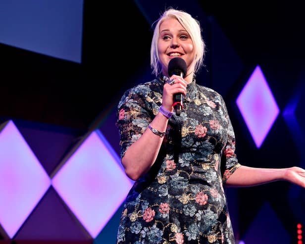Stand-up comic Lindsey Santoro is at The Gaiety Bar, Southsea on May 28, 2021. Picture by Tricia Yourkevich