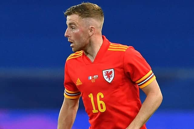 Joe Morrell in action for Wales against France last week. Picture: Valerio Pennicino/Getty Images