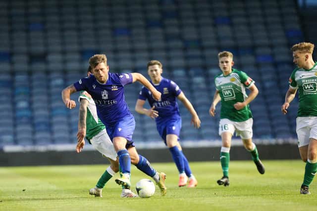 Blu Boam, left,  has signed for US Portsmouth. Picture: Chris Moorhouse