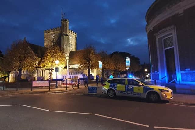 West Street in Havant where a woman has been hit by a car. Picture: Habibur Rahman