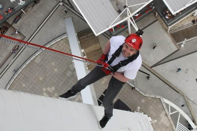 Nick Parbutt, toob CEO Nick Parbutt, who recently scaled the Spinnaker Tower in aid of local charity Solent Mind. Picture: supplied
