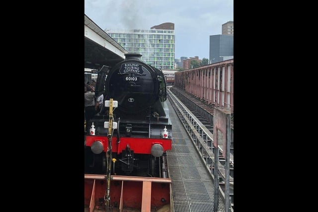 The Flying Scotsman at Portsmouth Harbour