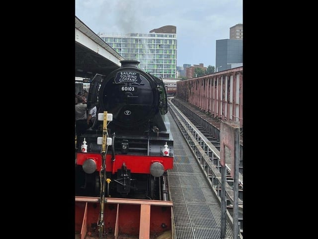 The Flying Scotsman at Portsmouth Harbour