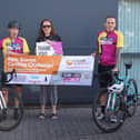 (L-R): Andy Hawkins, Liz Blunt, Colin Brown