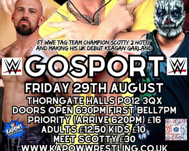 Wrestling event heading to Gosport
