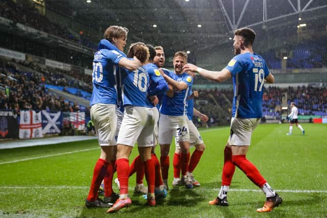 Pompey drew 1-1 with Bolton at the University of Bolton Stadium. Picture: Philip Bryan