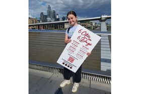 Nevaeh Dunmore, 14, from Horndean, performed a "six cities in six days" tour to raise money for the autistic school she is ambassador for