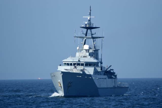 HMS Tyne. Picture: Royal Navy/PA Wire