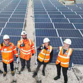 Southern Water’s first ever solar energy project at a wastewater treatment works went live this week in Gosport