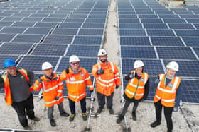 Southern Water’s first ever solar energy project at a wastewater treatment works went live this week in Gosport