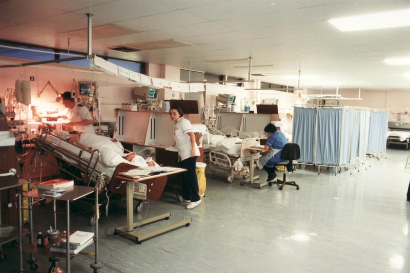The intensive care unit at QA Hospital in January 1996