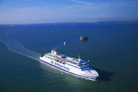 MV Cap Finistère operated by Brittany Ferries between Portsmouth - Santander & Bilbao.