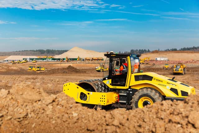 The 2025 earthworks season focused on the ground improvement zone, which forms the foundations of the main reservoir embankment.