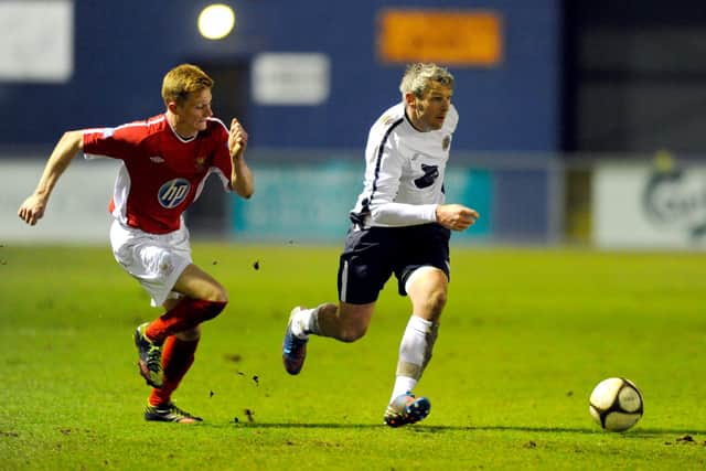 Phil Archbold, right, will provide some experience for US Portsmouth Reserves against Fareham Town in the Portsmouth Senior Cup quarter final. Picture: Allan Hutchings.