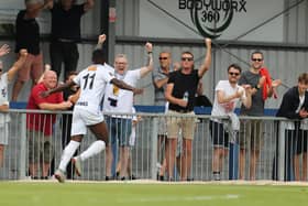 Hawks supporters. Picture: Dave Haines/Portsmouth News