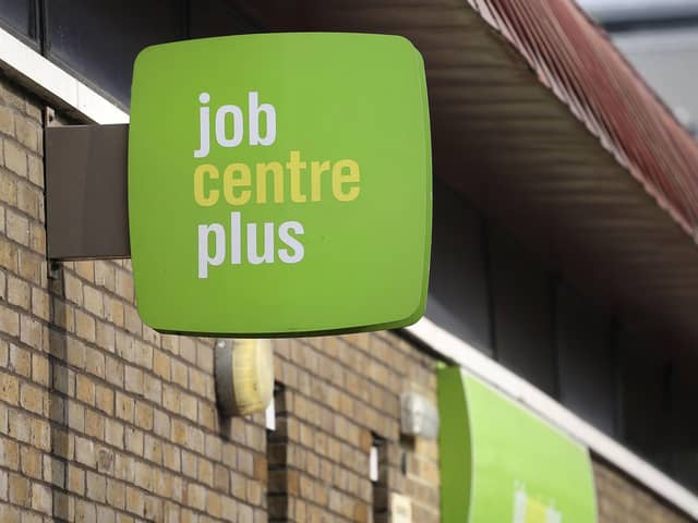 The entrance to a Jobcentre Plus. PA