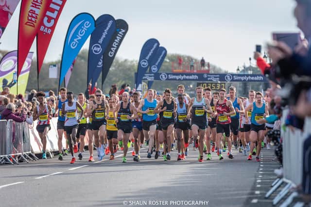 Organisers of the Great South Run have said sorry for issues affecting the race's tracking app for relatives