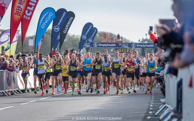 Organisers of the Great South Run have said sorry for issues affecting the race's tracking app for relatives
