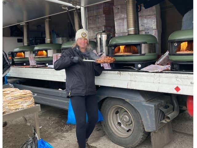 Paula Reid travelled out to Ukraine to work with Siobhan's Trust to help feed people in war torn areas of the country