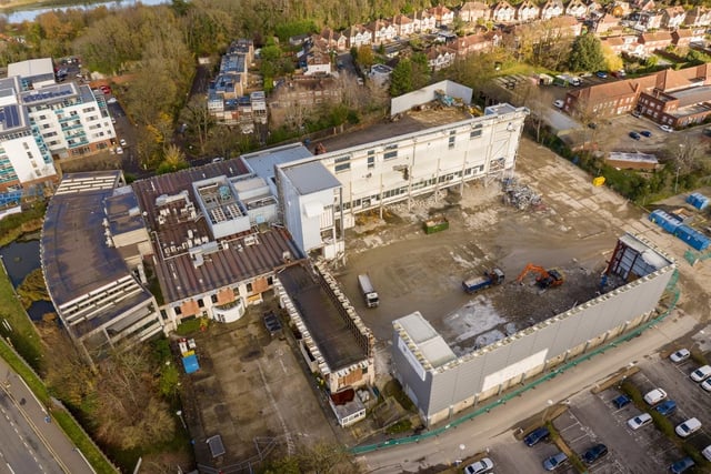 The site of the printing press is now only a shell. Picture: Marcin Jedrysiak