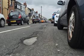 Idsworth Road (Baffins). AI said: "Often highlighted as one of the worst in the city, residents report numerous potholes, some up to 30cm deep, posing risks to vehicles and cyclists."