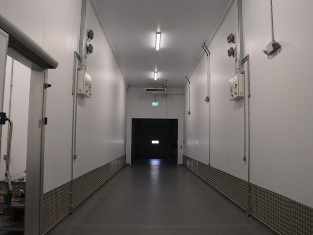 The Border Control Post at Portsmouth International Port, which has been described as a "white elephant" by councillor Gerald Vernon-Jackson. Port director Mike Sellers said roughly half of the building will not be used, as it was built under previous border control specifications.